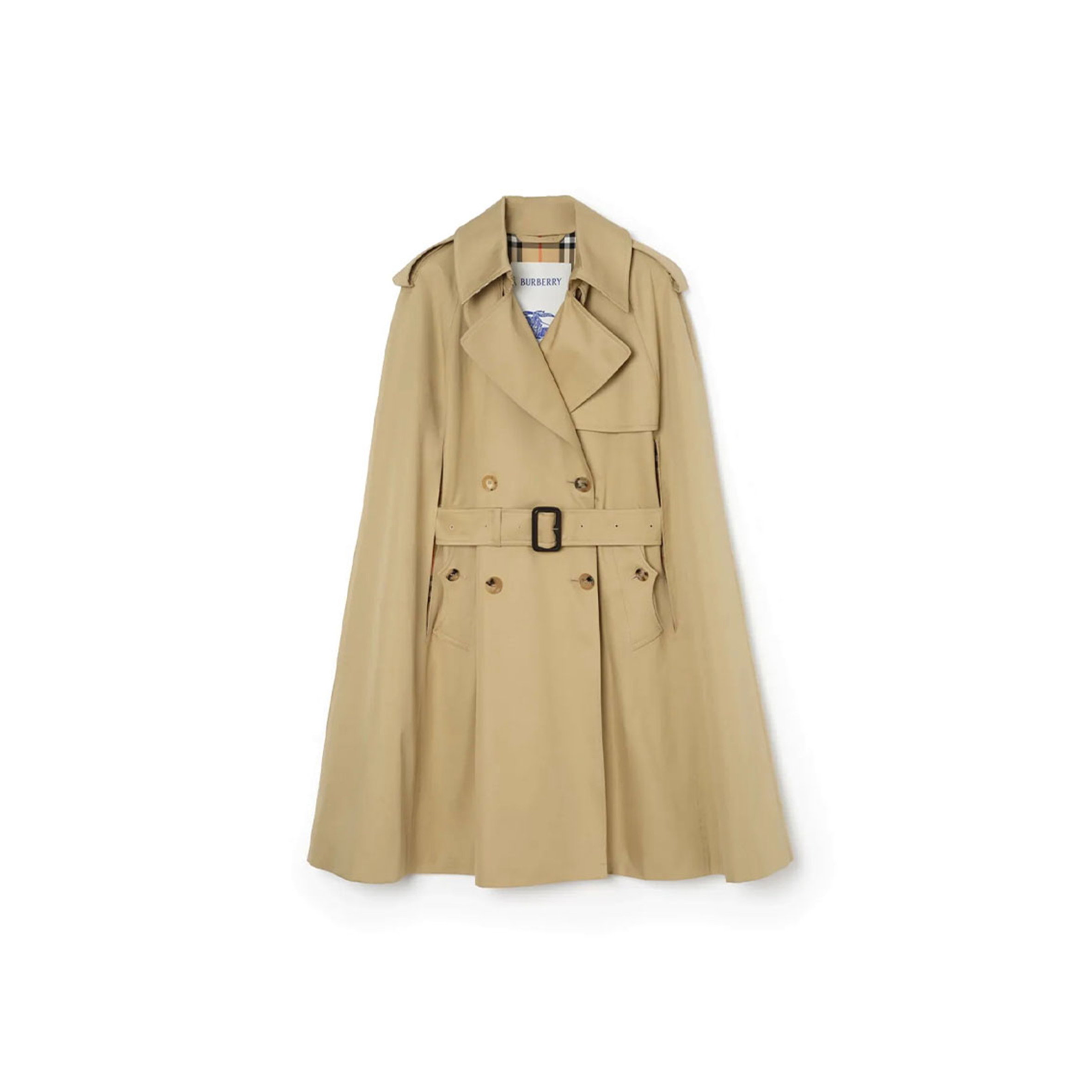 BURBERRY GABARDINE BELMONT TRENCH CAPE 81211501